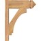 Ekena Millwork Imperial Arts & Crafts Smooth Outlooker, Western Red Cedar, 5 1/2"W x 14"D x 18"H OUT06X14X18IMP03SWR - alternate 3